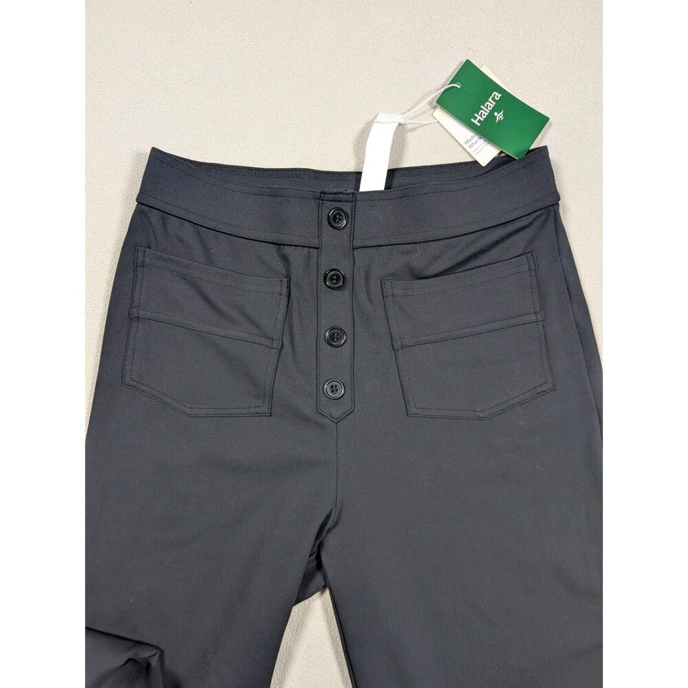 NWT Halara Day Stretch High Waisted Straight Leg Pants Size Medium Tall Black - Picture 5 of 9